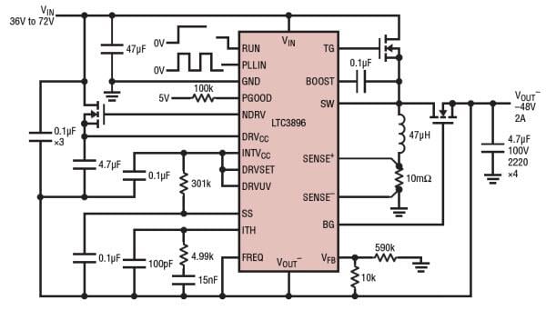 Analog Devices Inc. LTC389x 동기식 DC/DC 컨트롤러