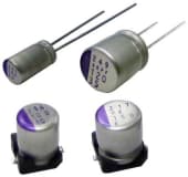기계 도면 - Panasonic Electronic Components 폴리머 커패시터