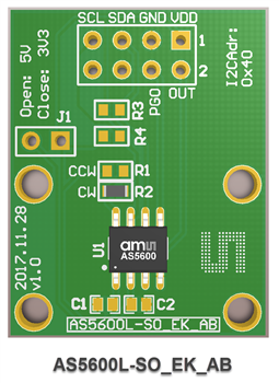 ams OSRAM AS5600L Adapter Boards