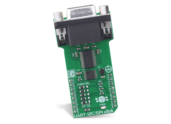 MIKROE-3349 UART I²C/SPI Click - Mikroe | Mouser
