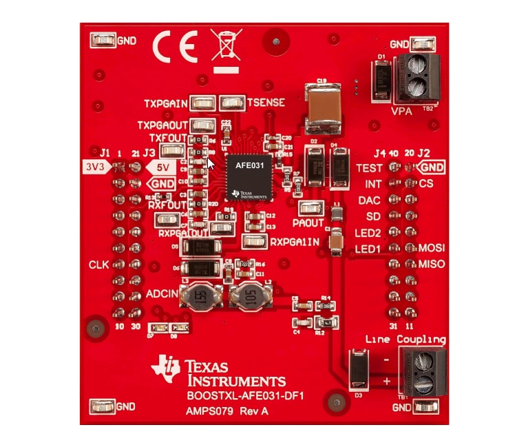 위치 회로 - Texas Instruments BOOSTXL-AFE031-DF1 SunSpec 호환 BoosterPack™