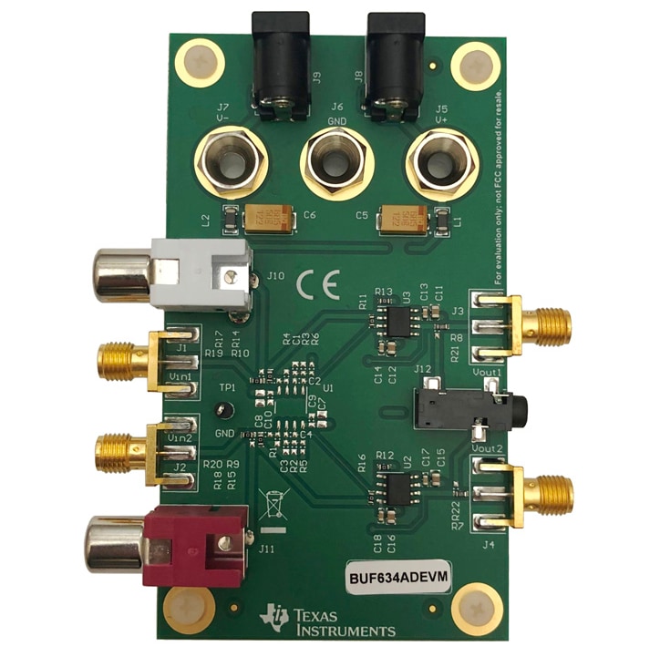 위치 회로 - Texas Instruments BUF634ADEVM EVM(평가 모듈)