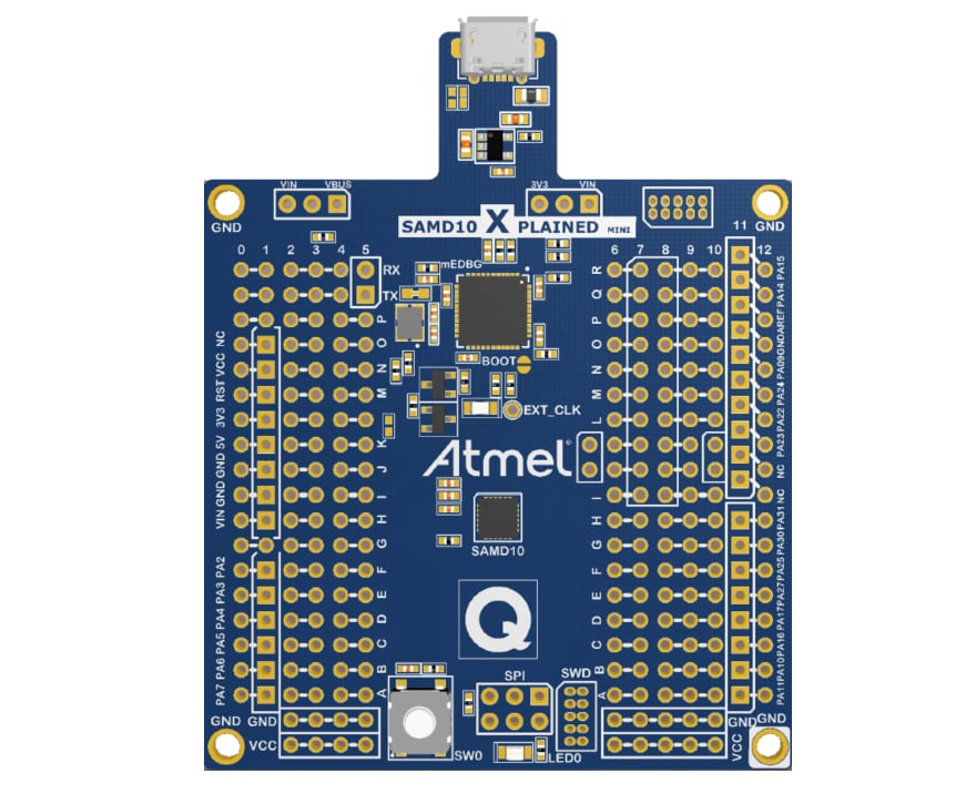 위치 회로 - Atmel / Microchip ATSAMD10 Xplained Mini 평가 키트