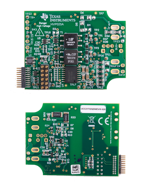 위치 회로 - Texas Instruments UCC21732QDWEVM-025 평가 모듈
