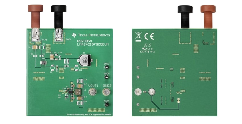 Texas Instruments LMR34215FSC5EVM 평가 모듈