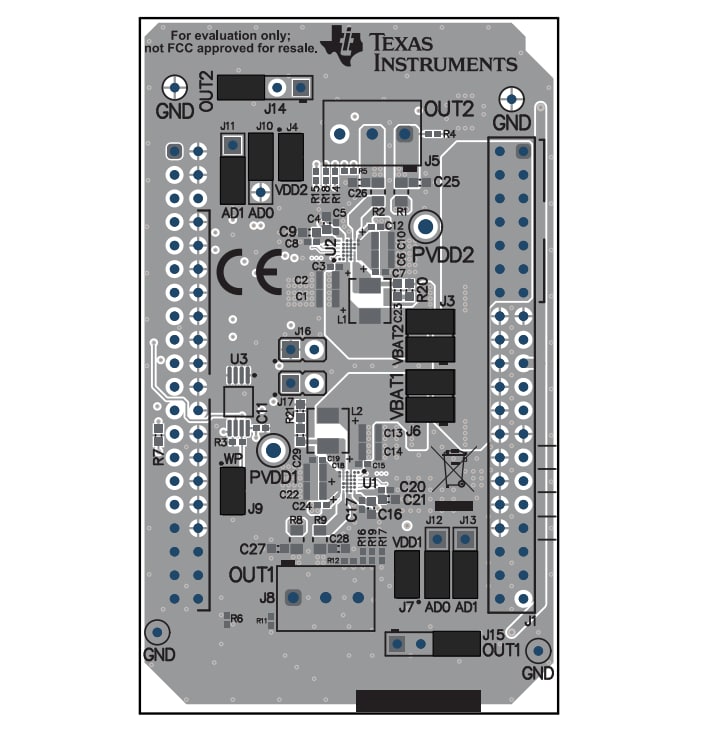 Texas Instruments TAS2564YBGEVM-DC 평가 모듈