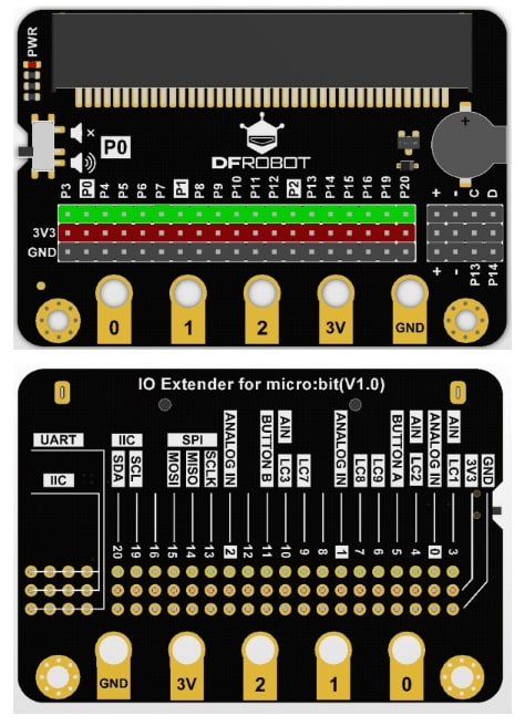 DFRobot Micro:IO Extender V2.0 Für Micro:bit - Plug & Play Erweiterung