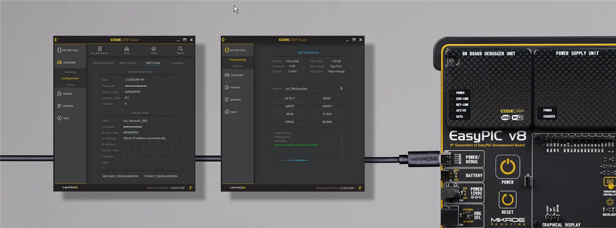 Mikroe MIKROE-3614 EasyPIC v8 개발 보드