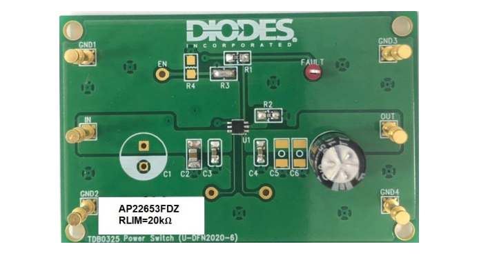 Diodes Incorporated AP22653FDZ-EVM 평가 모듈
