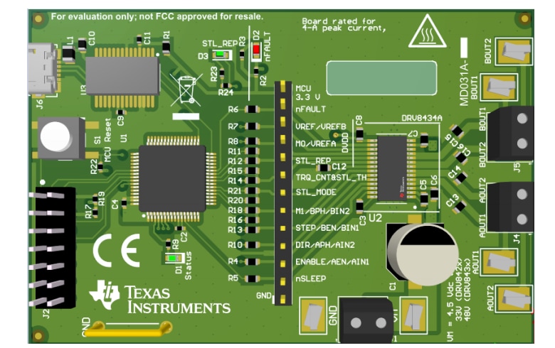 Texas Instruments DRV8434AEVM 평가 모듈
