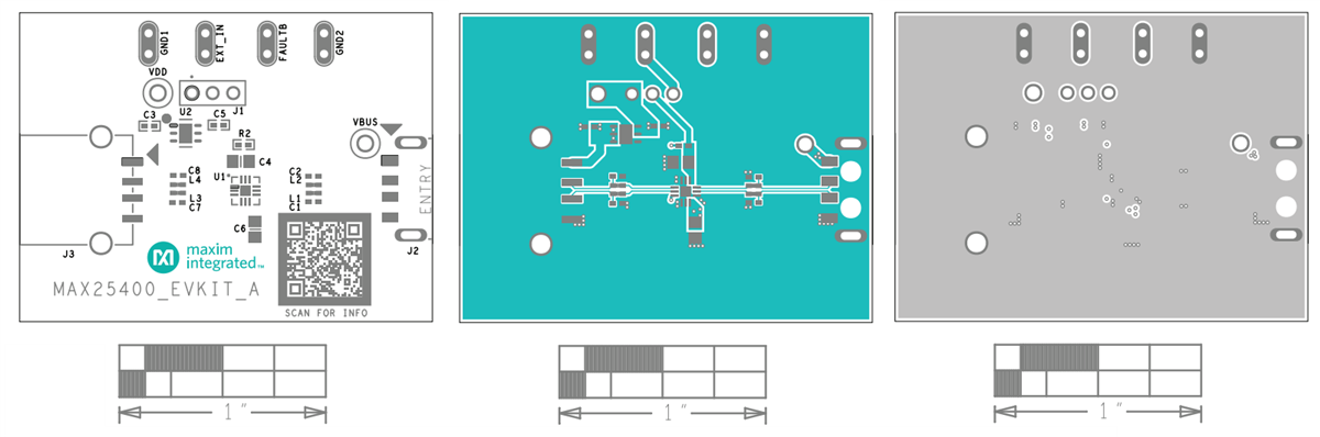 위치 회로 - Analog Devices Inc. MAX25400EVKIT 평가 키트
