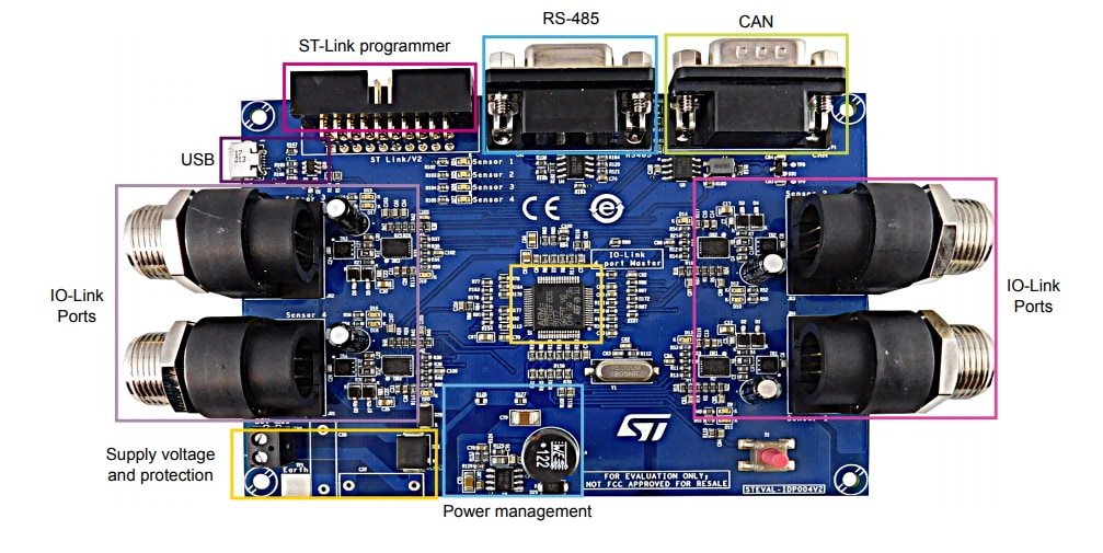 STMicroelectronics STEVAL-IDP004V2 평가 보드