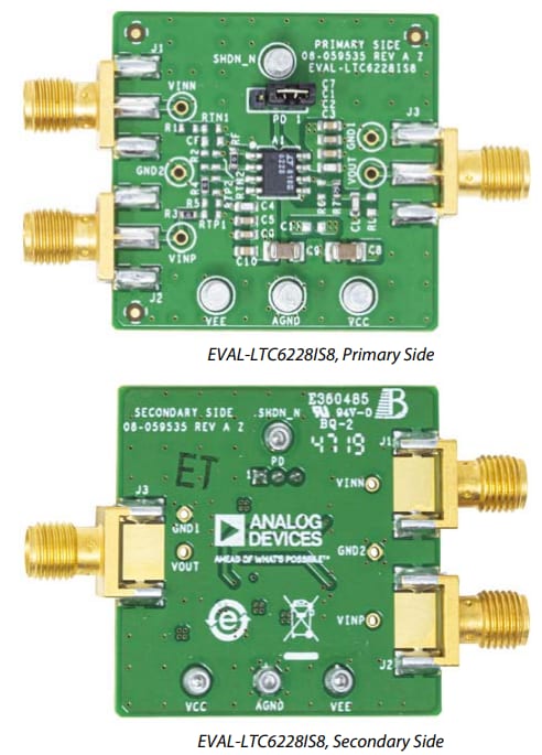 Analog Devices Inc. EVAL-LTC6228IS8 평가 보드