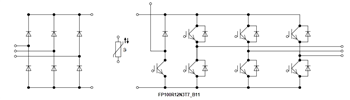 애플리케이션 회로도 - Infineon Technologies 1,200V PIM IGBT 모듈