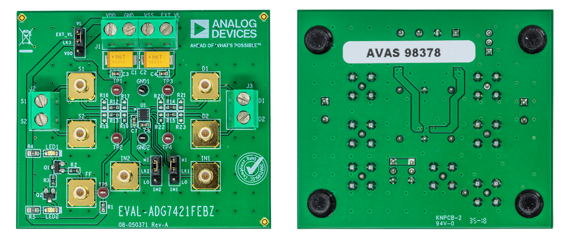 Analog Devices Inc. EV-ADG7421FEBZ 평가 보드