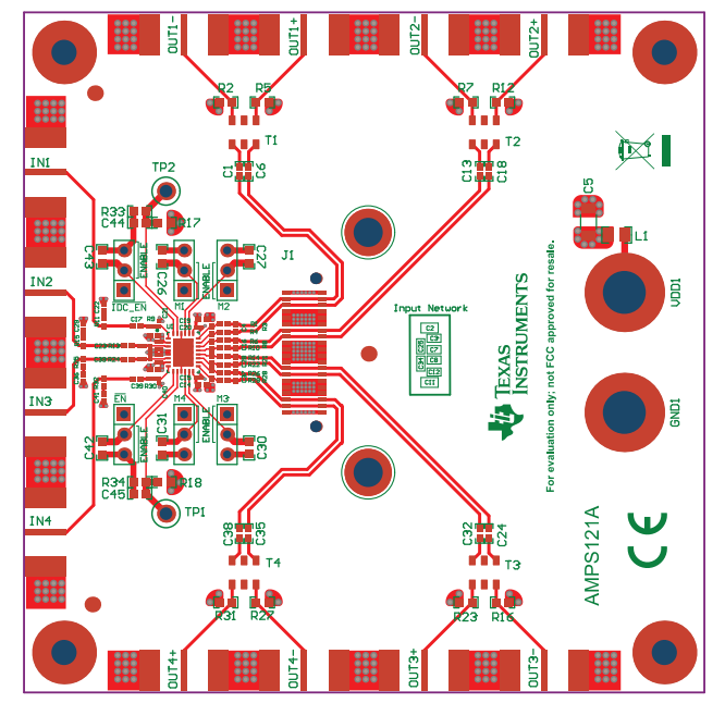 Texas Instruments LMH32404RHFEVM 평가 모듈