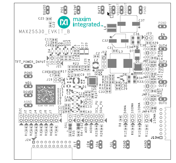 Analog Devices / Maxim Integrated MAX25530 평가 키트