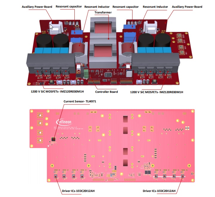 Infineon Technologies REF-DAB11KIZSICSYS 변환기 보드