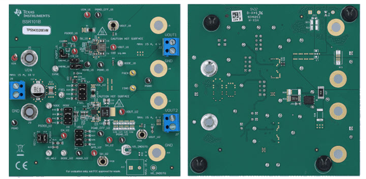 Texas Instruments TPS543320EVM 평가 모듈
