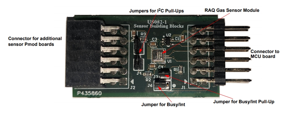 Renesas Electronics US082-ZMOD4450EVZ Pmod™ 보드