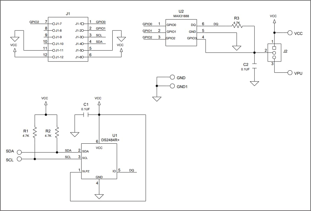 Analog Devices Inc. MAX31888 평가 시스템 Analog Devices Inc. MAX31888 평가 시스템