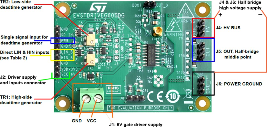 STMicroelectronics EVSTDRIVEG600DG 데모 보드