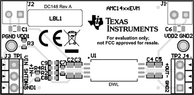 Texas Instruments AMC1411EVM 증폭기 EVM(평가 모듈)