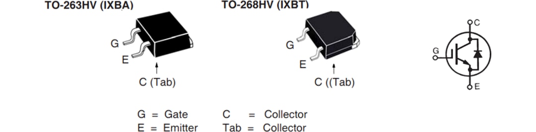 기계 도면 - IXYS IXBx14N300HV 역전도 BiMOSFET™ IGBT 기계 도면 - IXYS IXBx14N300HV 역전도 BiMOSFET™ IGBT