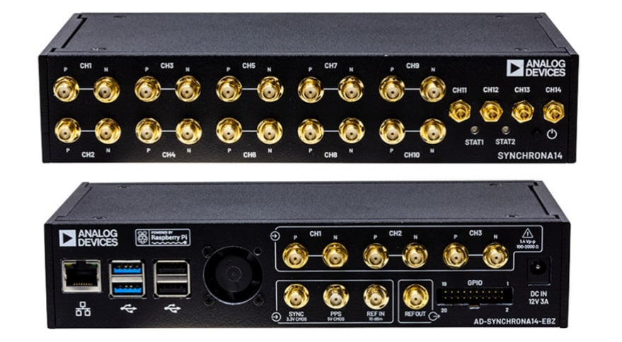 Analog Devices Inc. AD-SYNCHRONA14-EBZ 다중 채널 클로킹 장치