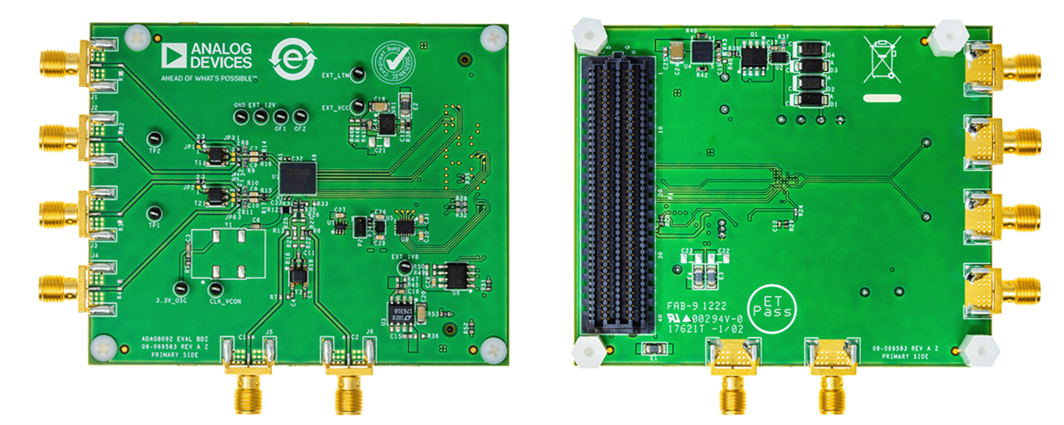 Analog Devices Inc. EVAL-ADAQ8092-FMCZ 평가 보드