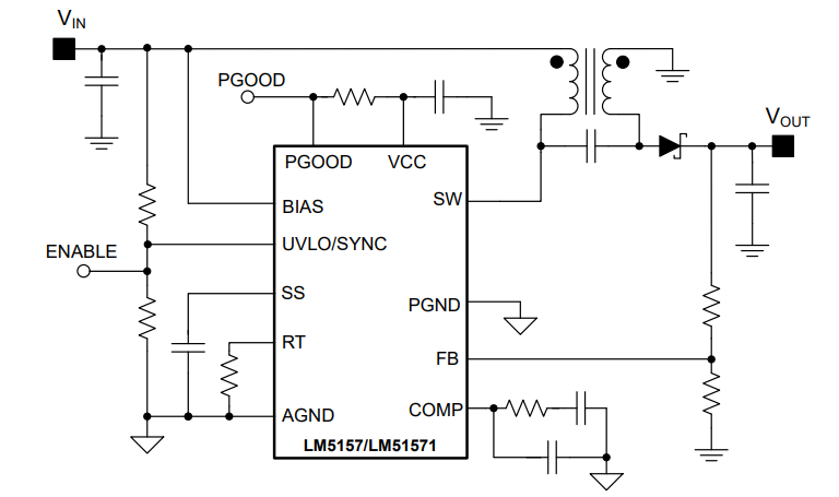 계통도 - Texas Instruments LM5157EVM-SEPIC 평가 모듈