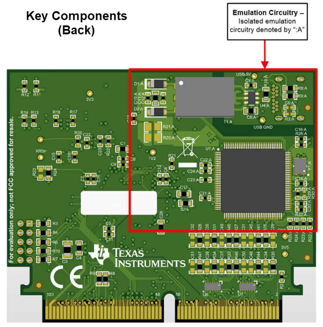 기계 도면 - Texas Instruments TMDSCNCD280039C ControlCARD 평가 모듈