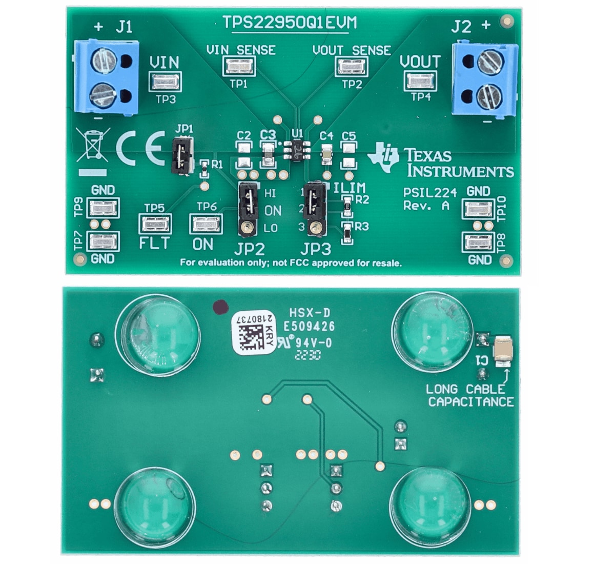 Texas Instruments TPS22950Q1EVM 평가 모듈