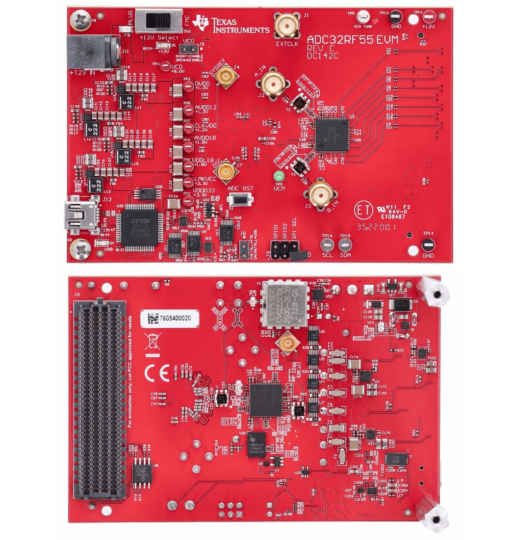 Texas Instruments ADC32RF55EVM 평가 모듈