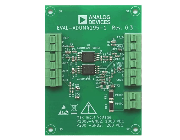 Analog Devices Inc. EVAL-ADuM4195-1EBZ 평가 보드