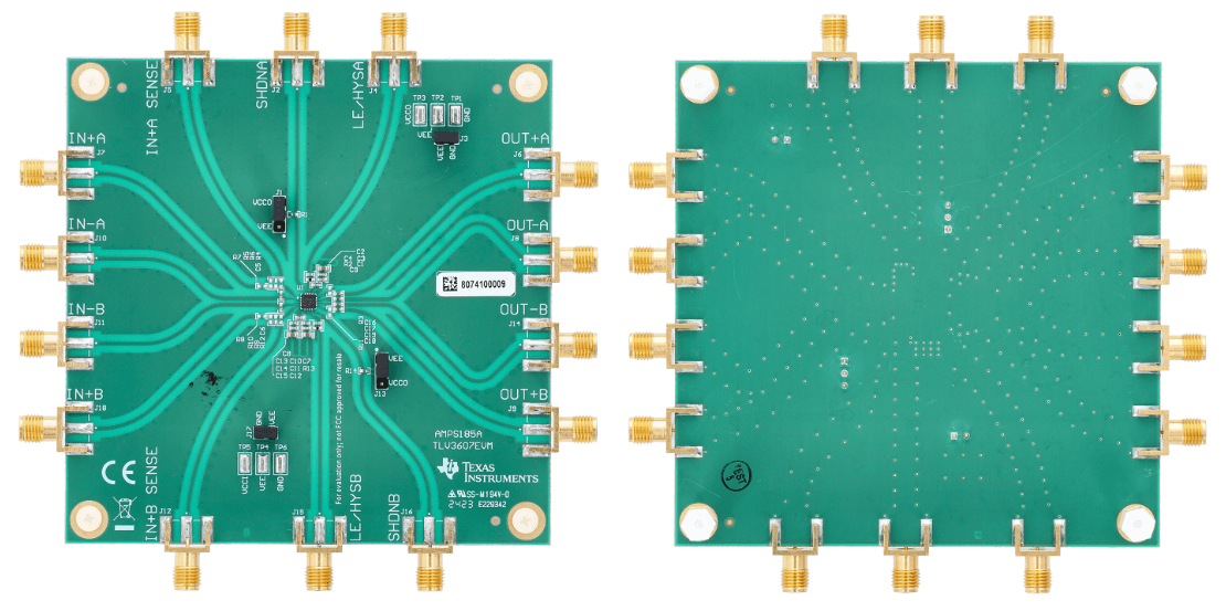 Texas Instruments TLV3607EVM 평가 모듈