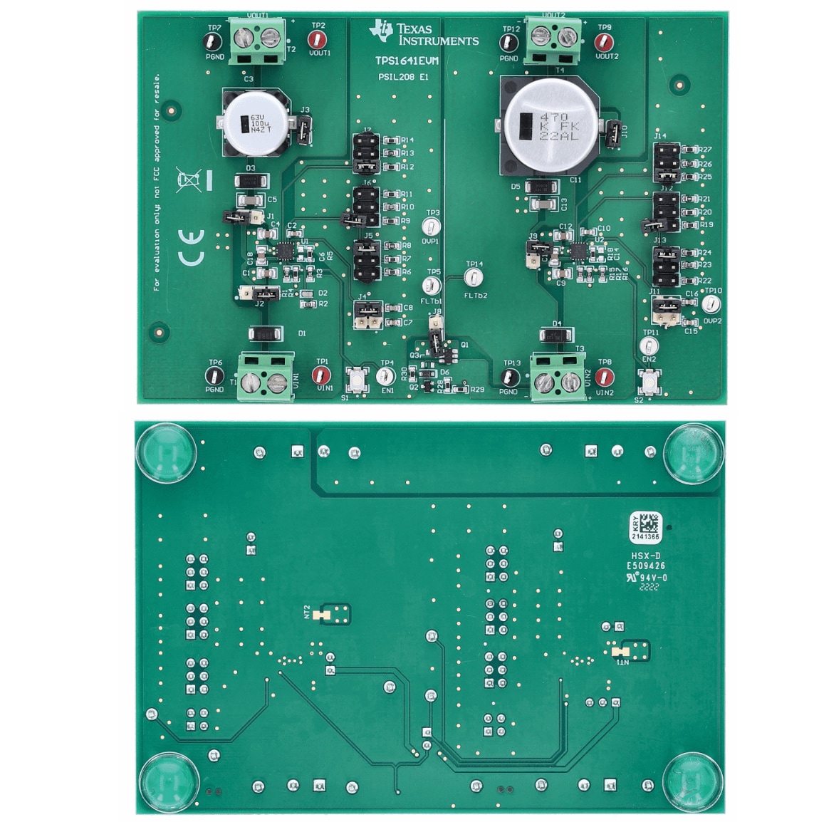 Texas Instruments TPS1641EVM 평가 모듈