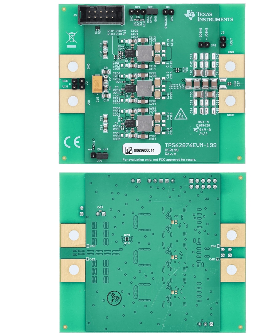 Texas Instruments TPS62876EVM-199 평가 모듈