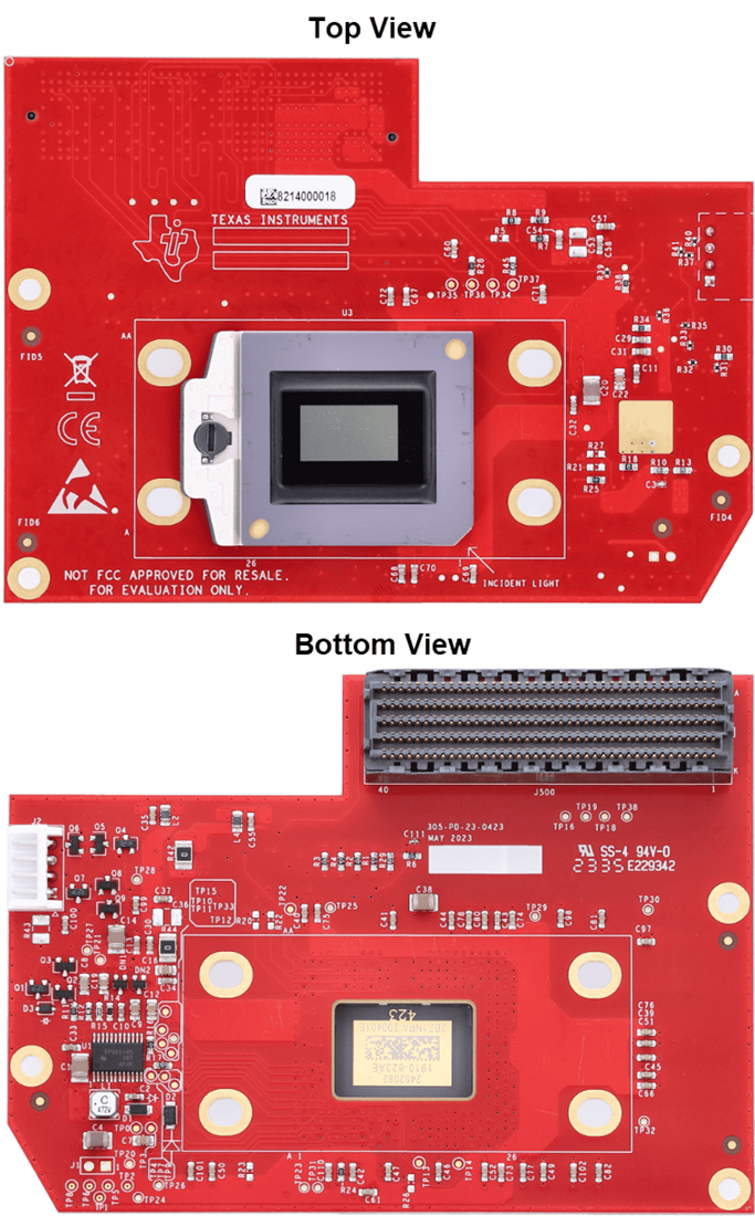 기계 도면 - Texas Instruments DLP650NEEVM DMD 평가 모듈(evm)