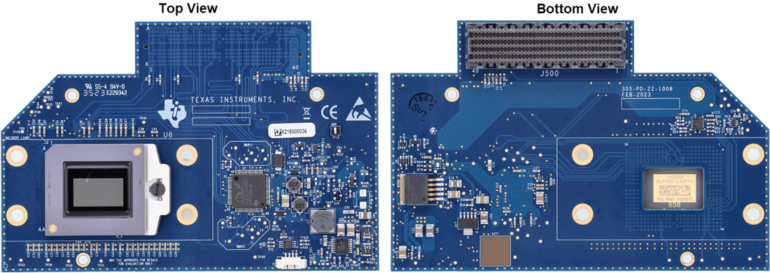 기계 도면 - Texas Instruments DLP780TEEVM DMD 평가 모듈(evm)