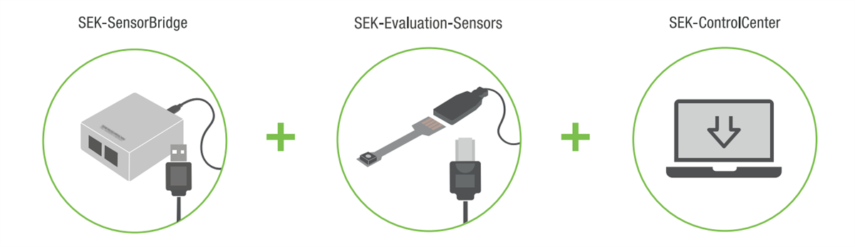 Sensirion SEK-SHTC3-Sensors 아날로그 습도 평가 키트