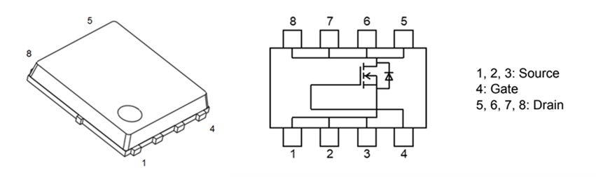 차트 - Toshiba TPH1400CQ5 실리콘 N-채널 MOSFET
