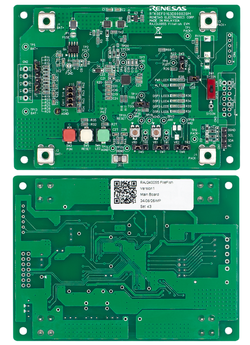 Renesas Electronics RAJ240055 R-BMS F 평가 키트