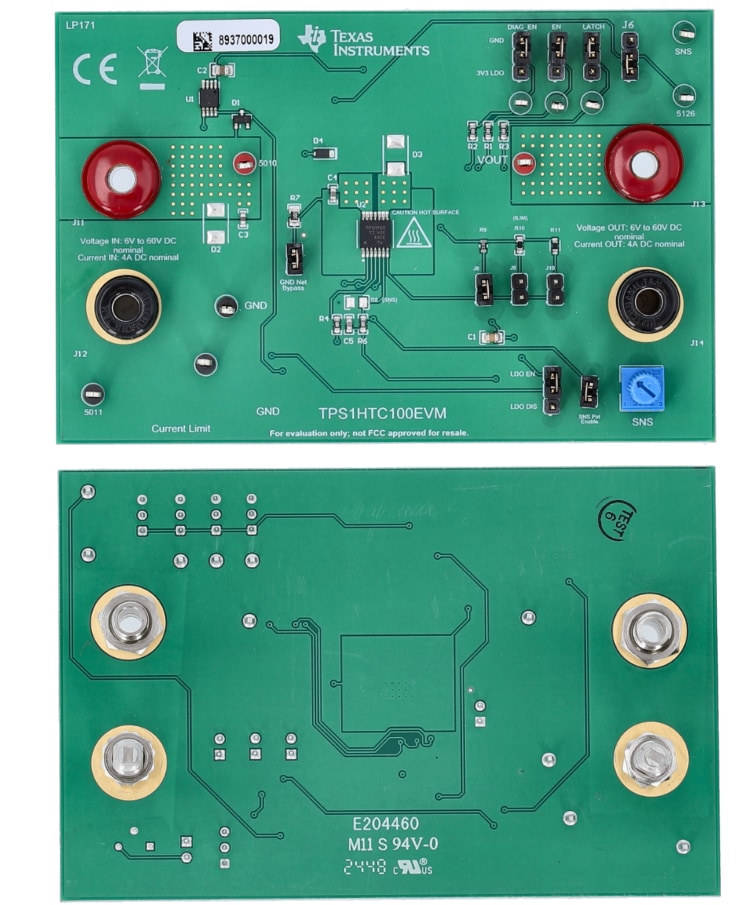 Texas Instruments TPS1HTC100EVM 평가 모듈