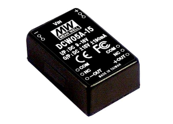 DCW05B-12 MEAN WELL | Mouser 대한민국