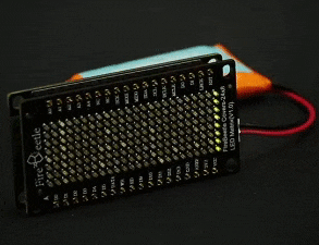 24×8 LED 매트릭스 디스플레이