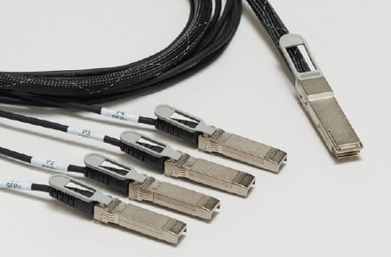 TE Connectivity SFP28/QSFP28 동케이블 어셈블리