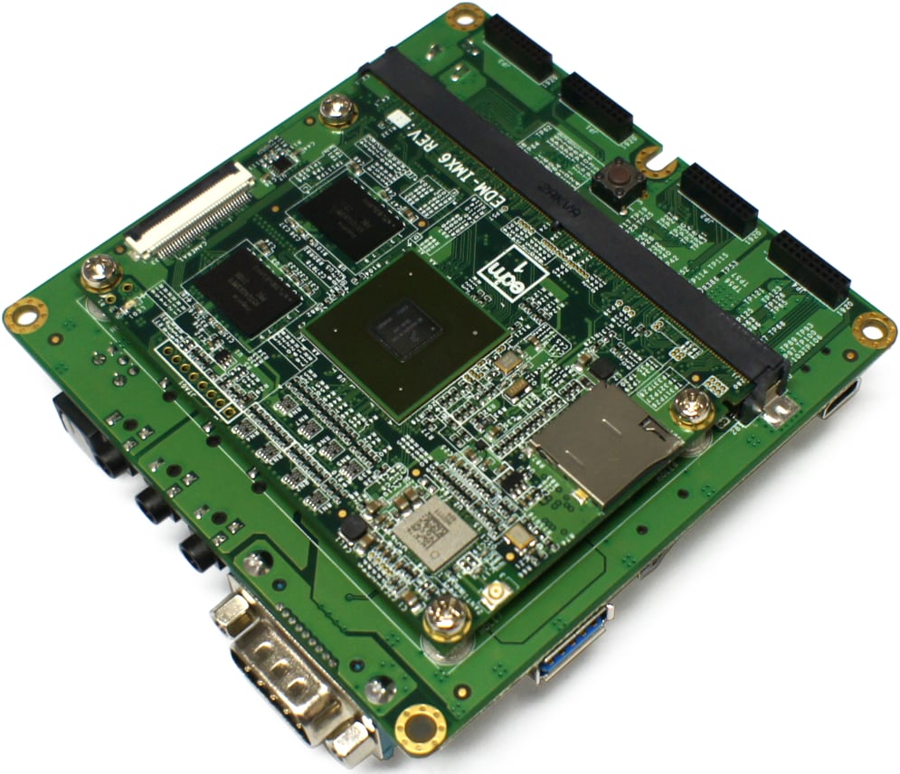 NXP i.MX6 ARM Cortex-A9 쿼드코어 프로세서를 갖춘 Wandboard 쿼드
