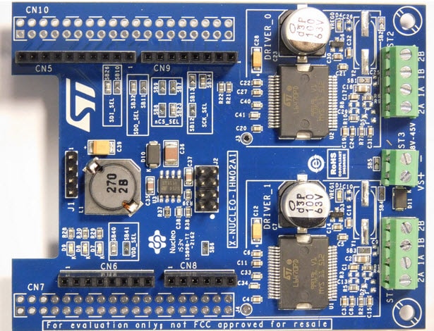 X-NUCLEO-IHM02A1 2축 스테퍼 모터 드라이버 확장 보드