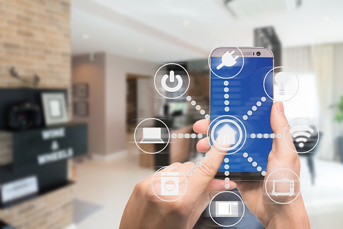 Managing smart home automation can be as simple as working a mobile app.